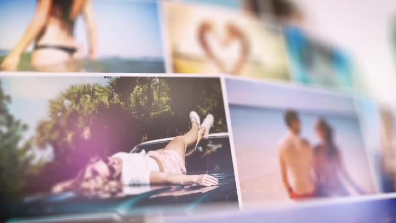 具有流畅的动态设计的圆形幻灯片素材库精选AE模板