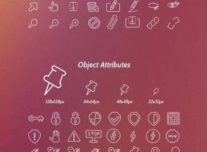 精细的线框风格 1000个矢量图标下载