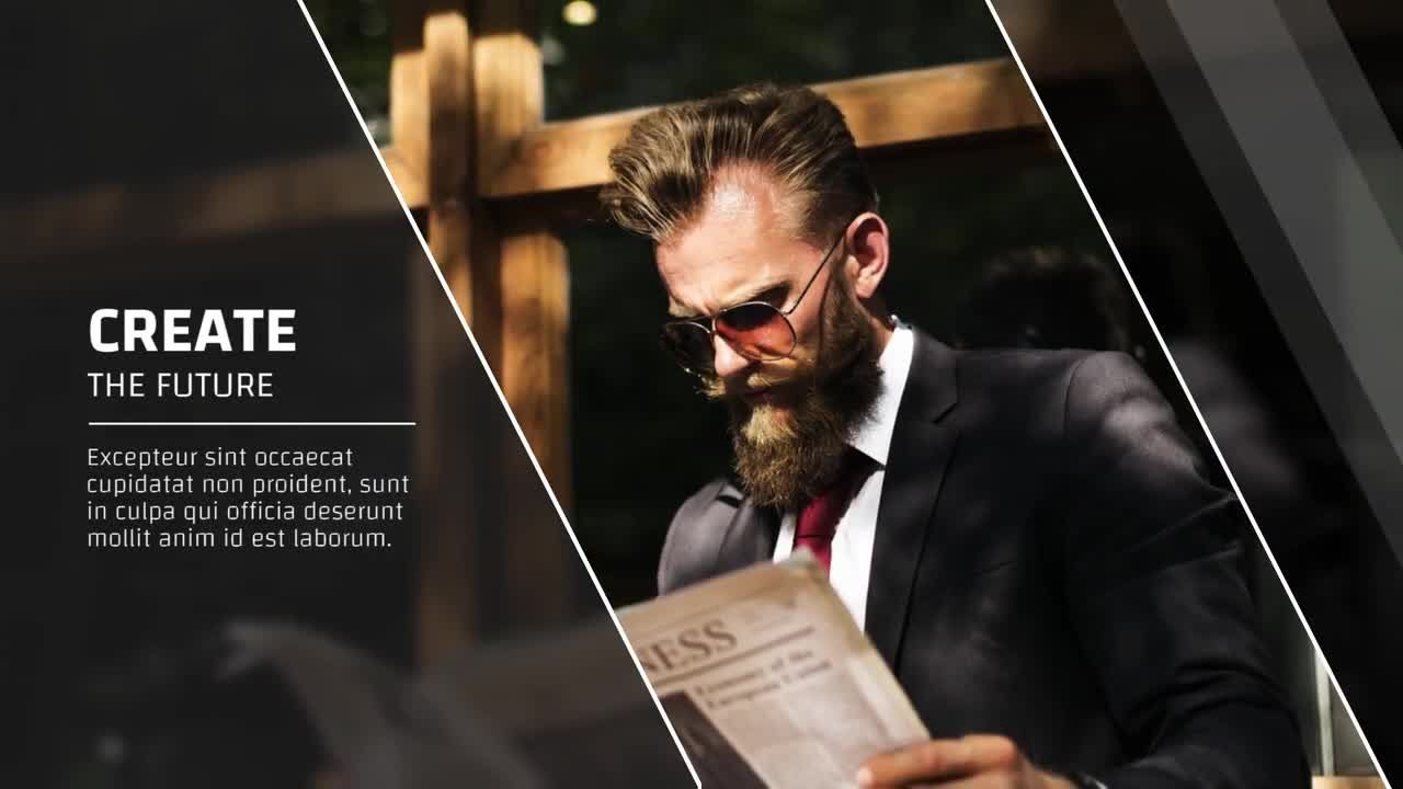 时尚现代简单文本动画素材库精选pr模板