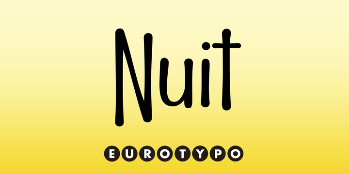Nuit Font Family插图