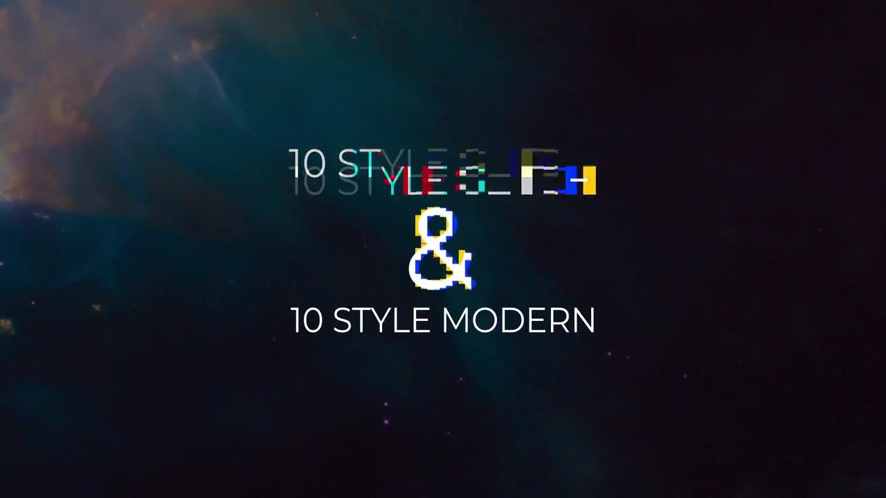 20个最初设计动画文字标题素材库精选AE模板