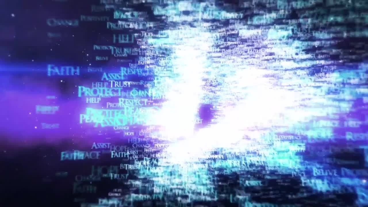 无数动态词组组合的密集前卫效果素材库精选AE模板