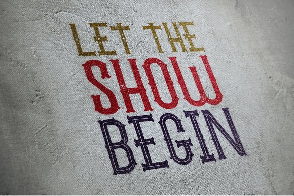 The Circus Show – Display Font插图3