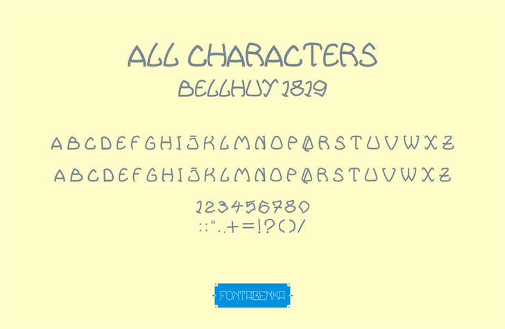 Belhuy font插图1
