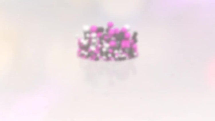 多彩3D小球Logo动画展示素材库精选AE模板