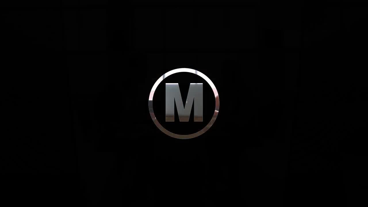 快速向下翻页效果经典照片徽标Pr模板