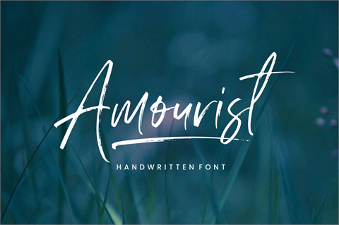 Amourist font素材之家精选英文字体