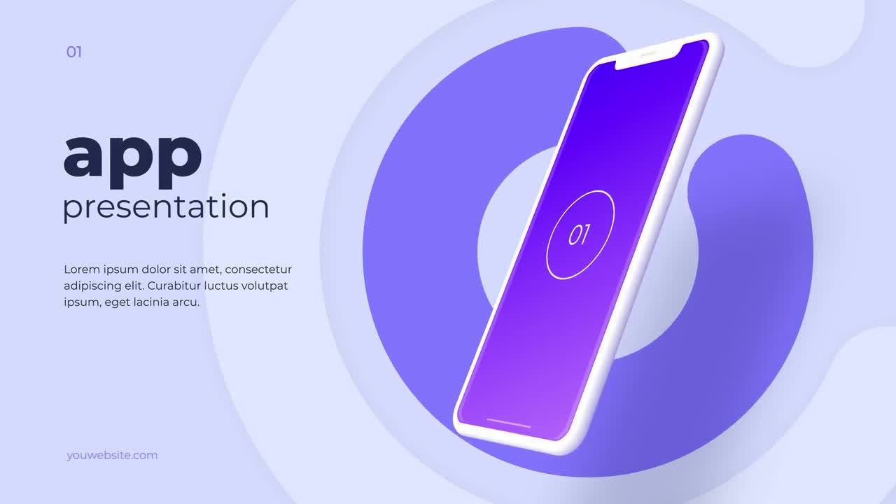 现代应用程序演示文稿转场素材库精选pr模板