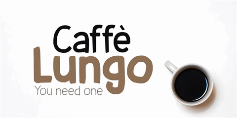 Caffe Lungo DEMO font素材之家精选英文字体