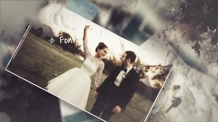 具有电影效果缓慢照片幻灯片ae模板