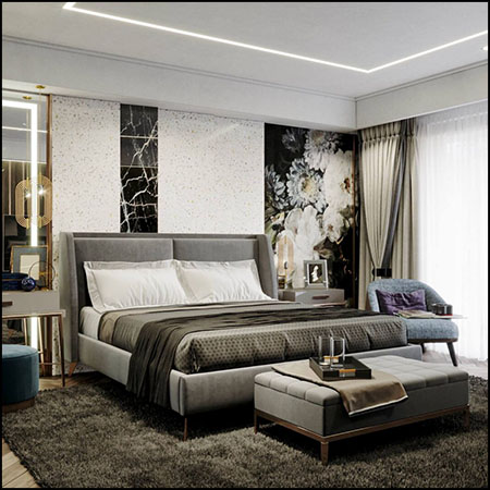 现代卧室场景素材之家精选3D模型By Nam Tran