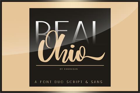 Real Ohio font素材之家精选英文字体