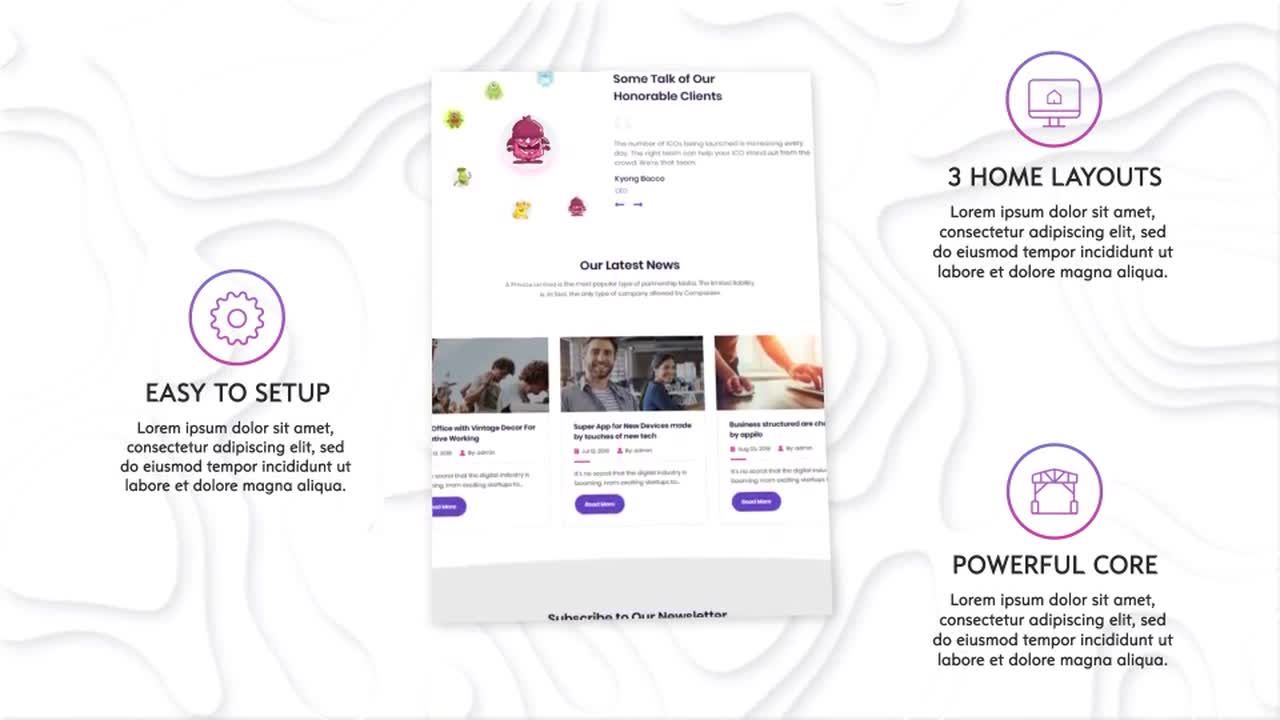 现代整洁创意的网站促销素材库精选AE模板