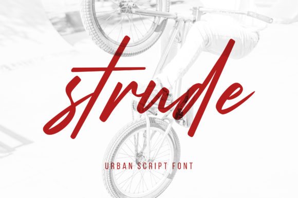 Strude Font素材之家精选英文字体