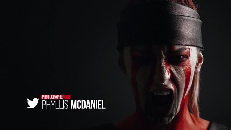 现代下三分之一文字动画ae模板