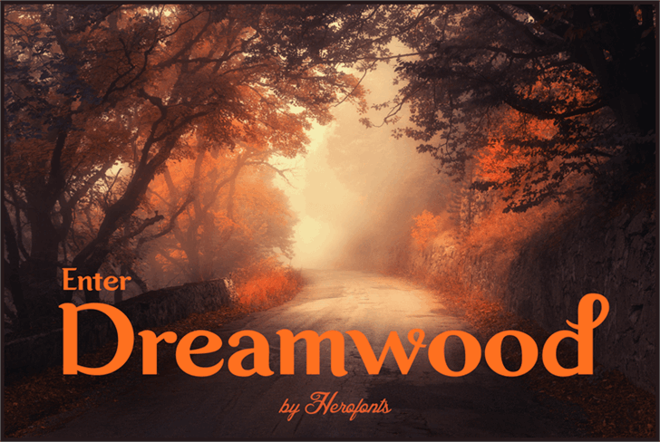Dreamwood DEMO font插图1 Dreamwood DEMO font插图1