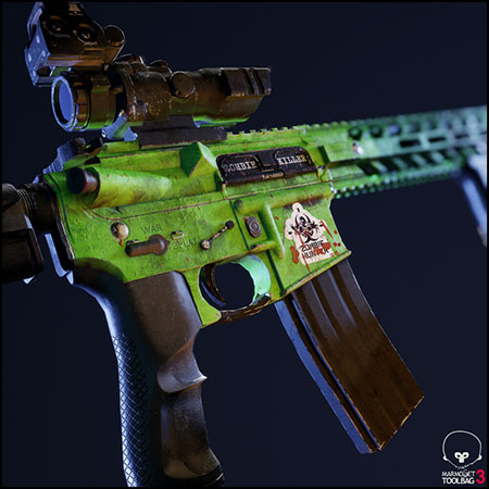 Zombie Slayer突击步枪素材之家精选3D模型