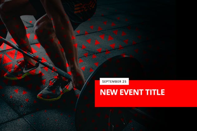 健身/举重和健身俱乐部社交媒体宣传物料素材 Weightlifting Fitness – Social Media Kit插图(7)