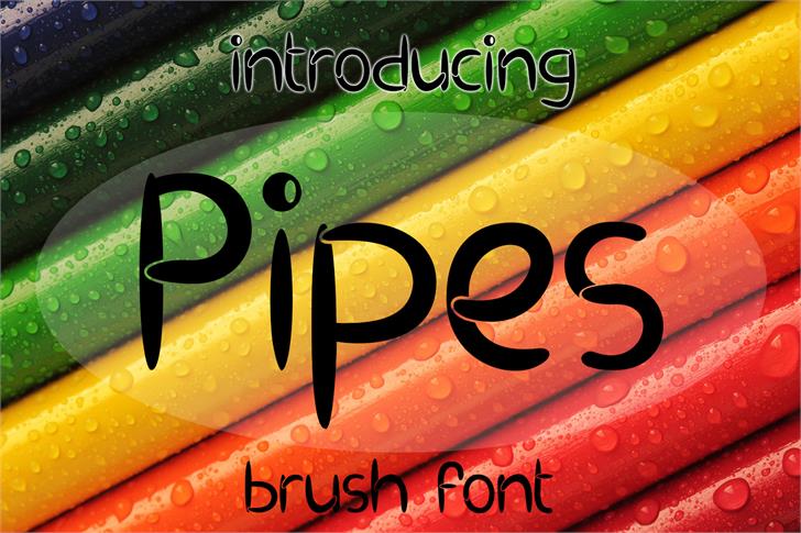 EP Pipes font插图