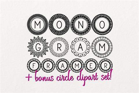 Monogram Framer font素材之家精选英文字体