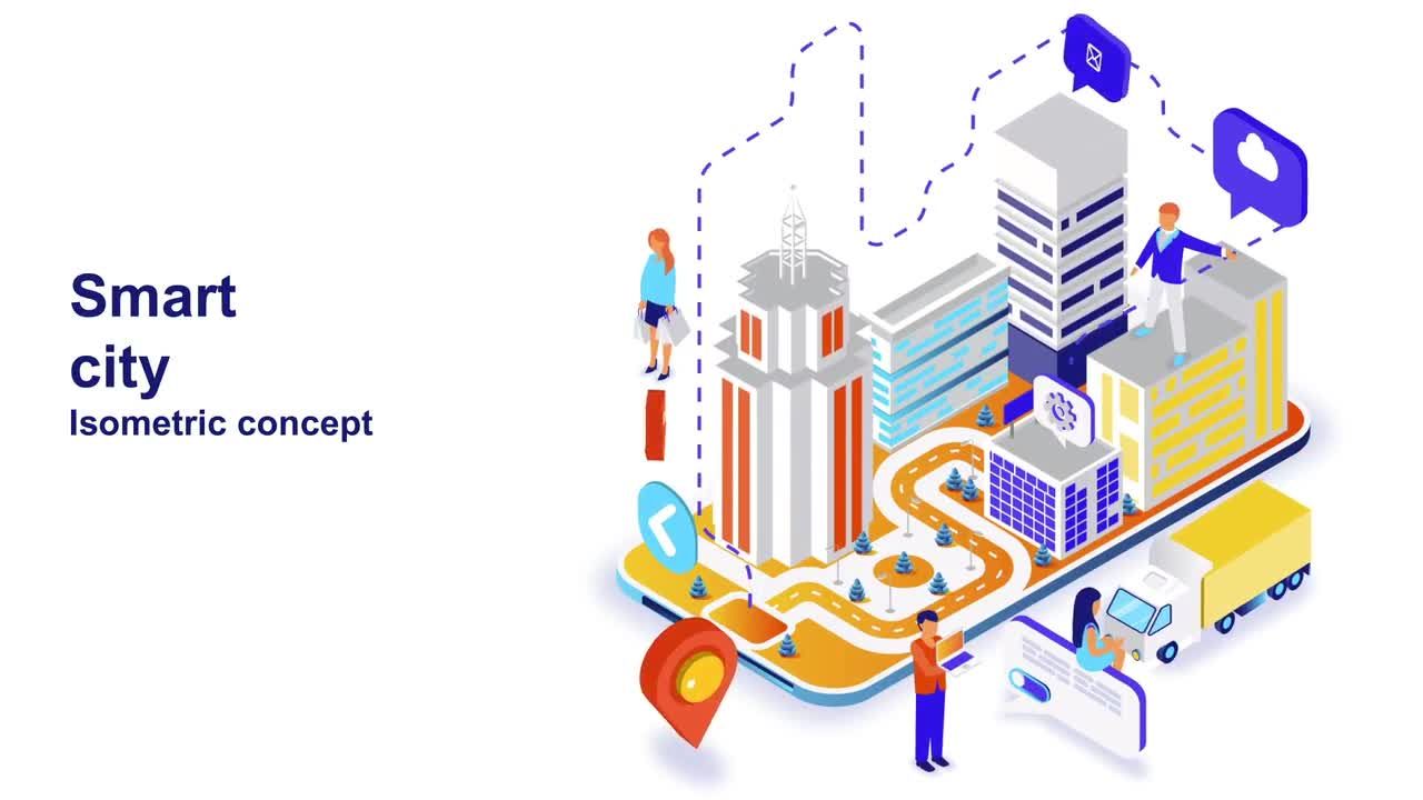 智能城市素材库精选AE模板