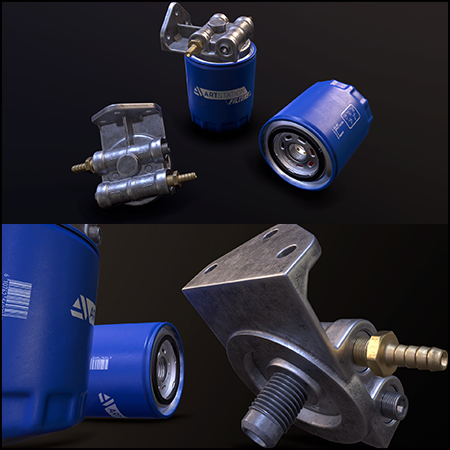 机油滤清器素材之家精选3D模型