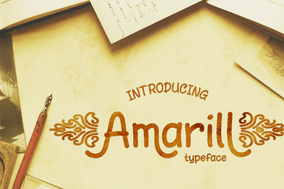 AmarillReg font插图 AmarillReg font插图