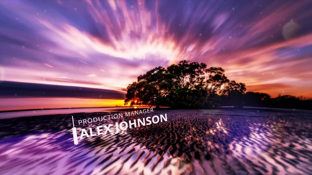 时尚简洁的视觉效果文本动画素材库精选AE模板