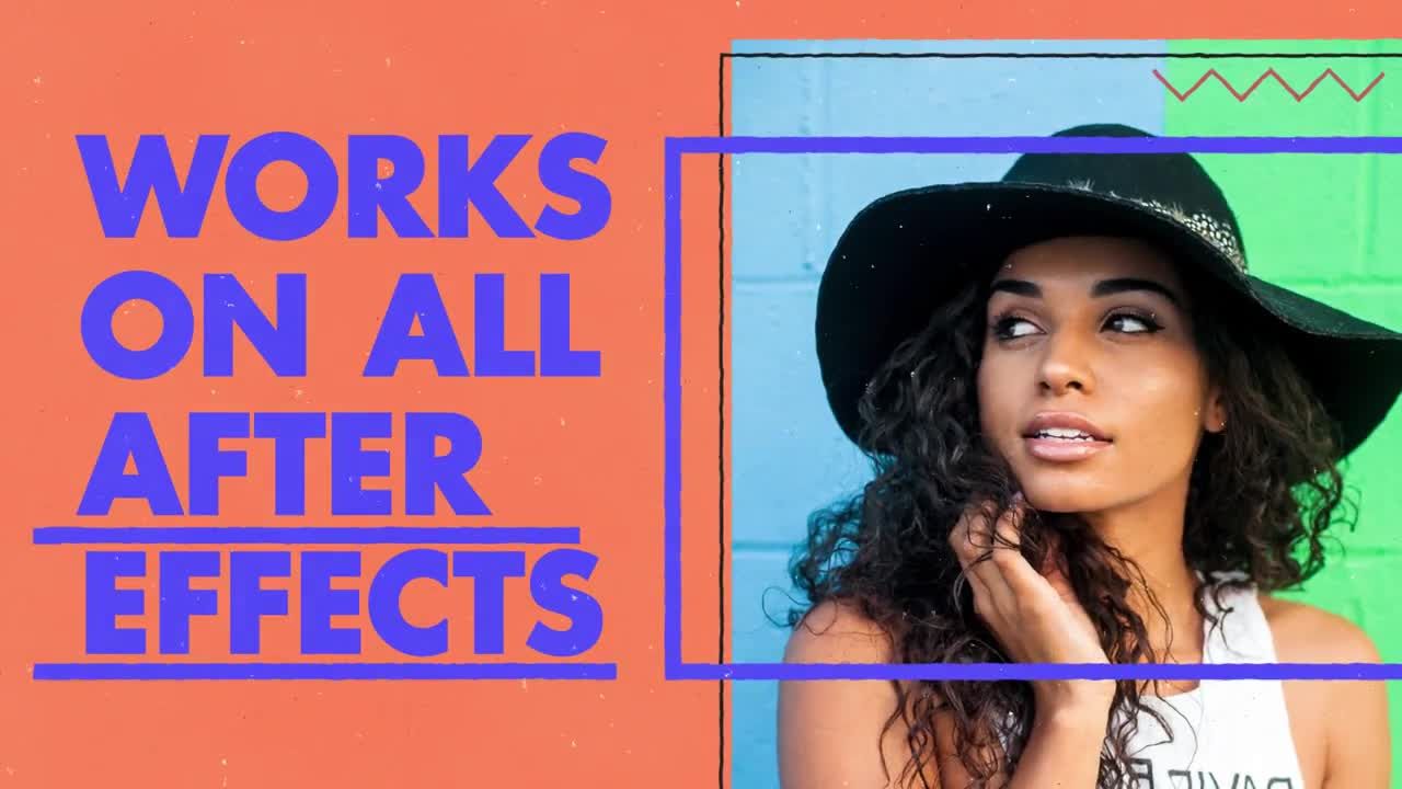 产品介绍彩色开启者素材库精选AE模板