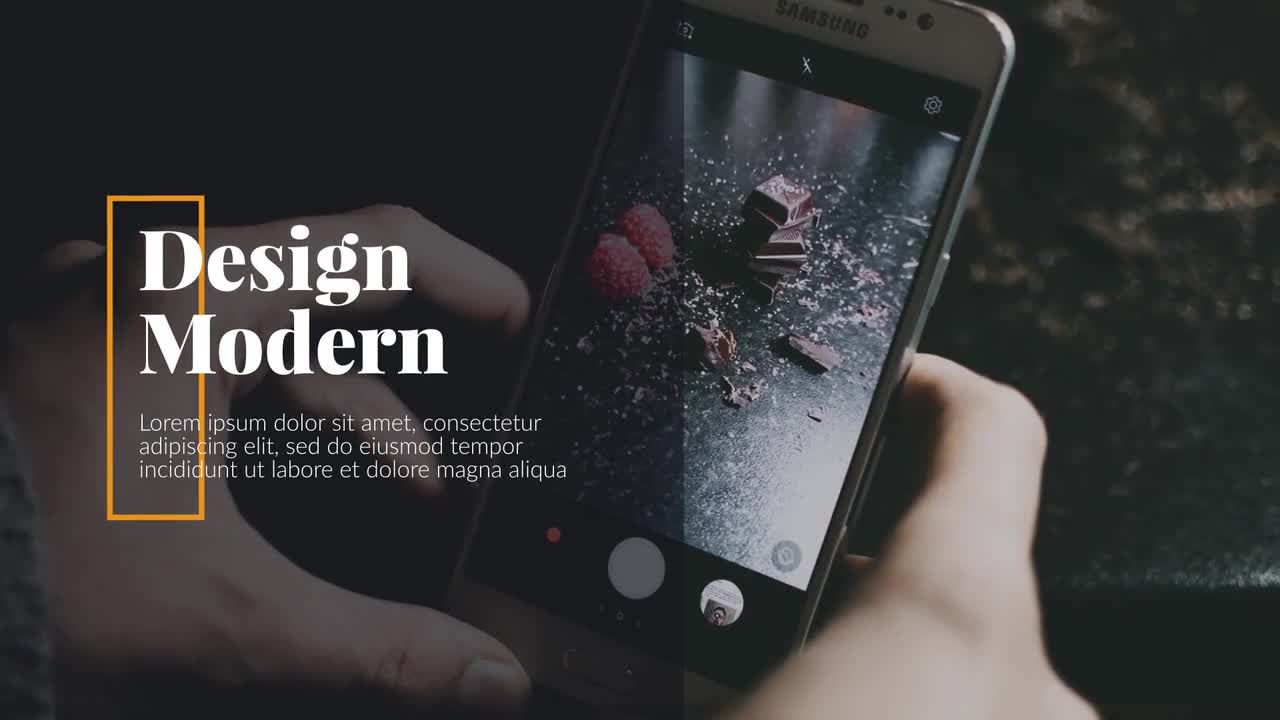 动态文字动画和平滑的过渡效果业务演示素材库精选AE模板