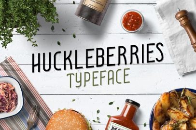 Huckleberries Font素材之家精选英文字体