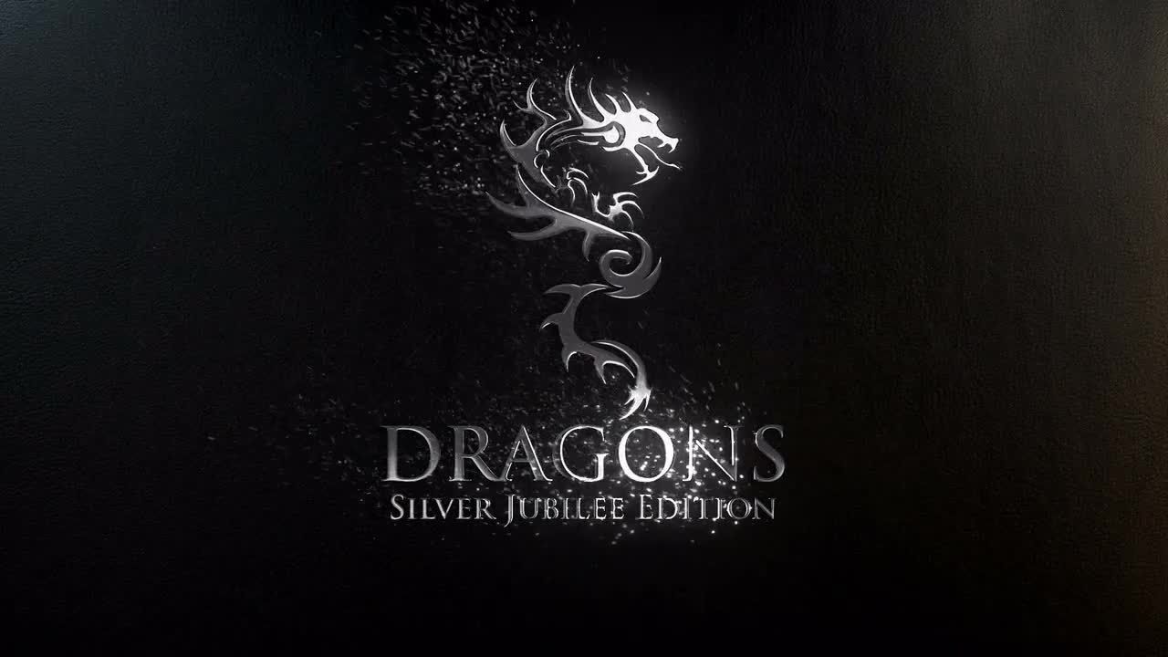 高度风格化的反射粒子徽标显示素材库精选AE模板