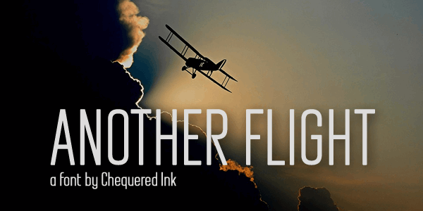 Another Flight font插图