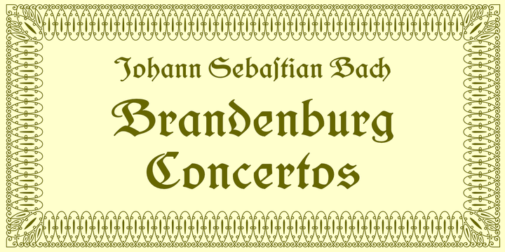 Salzmann Fraktur Font插图1