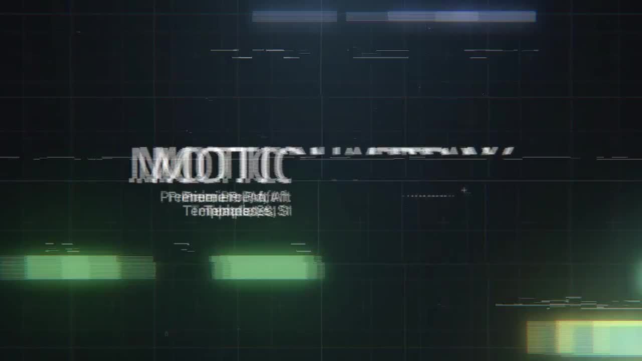 抽象标志过渡素材库精选pr模板