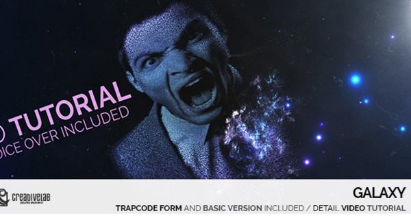 太空星系视频开场特效素材库精选AE模板 Galaxy