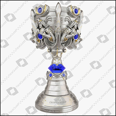 英雄联盟召唤师杯奖杯FBX格式素材之家精选3D模型