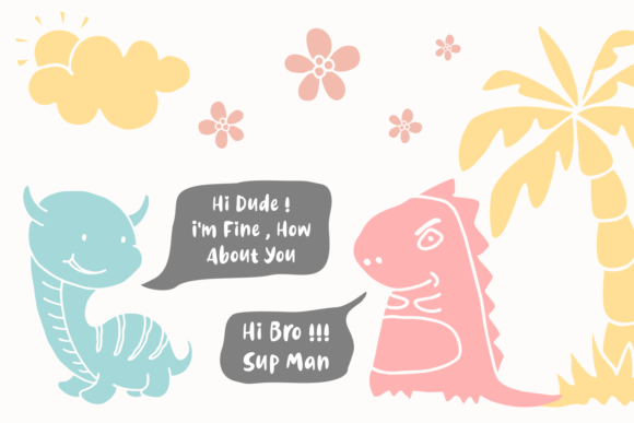 Dinomiko Font插图2