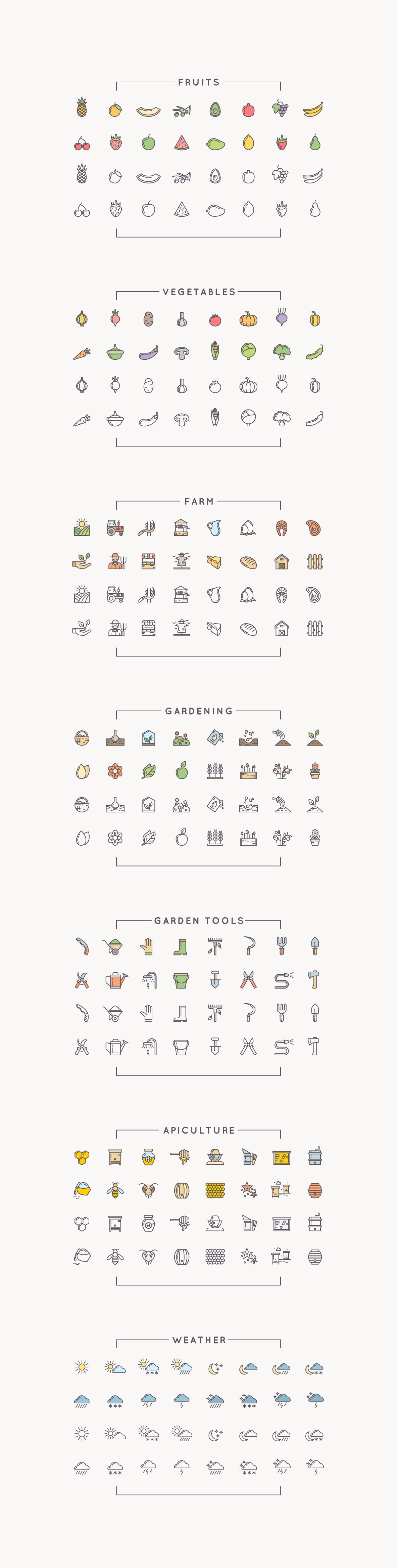 一套个性文艺范并完美的图标免费下载[For Ai]