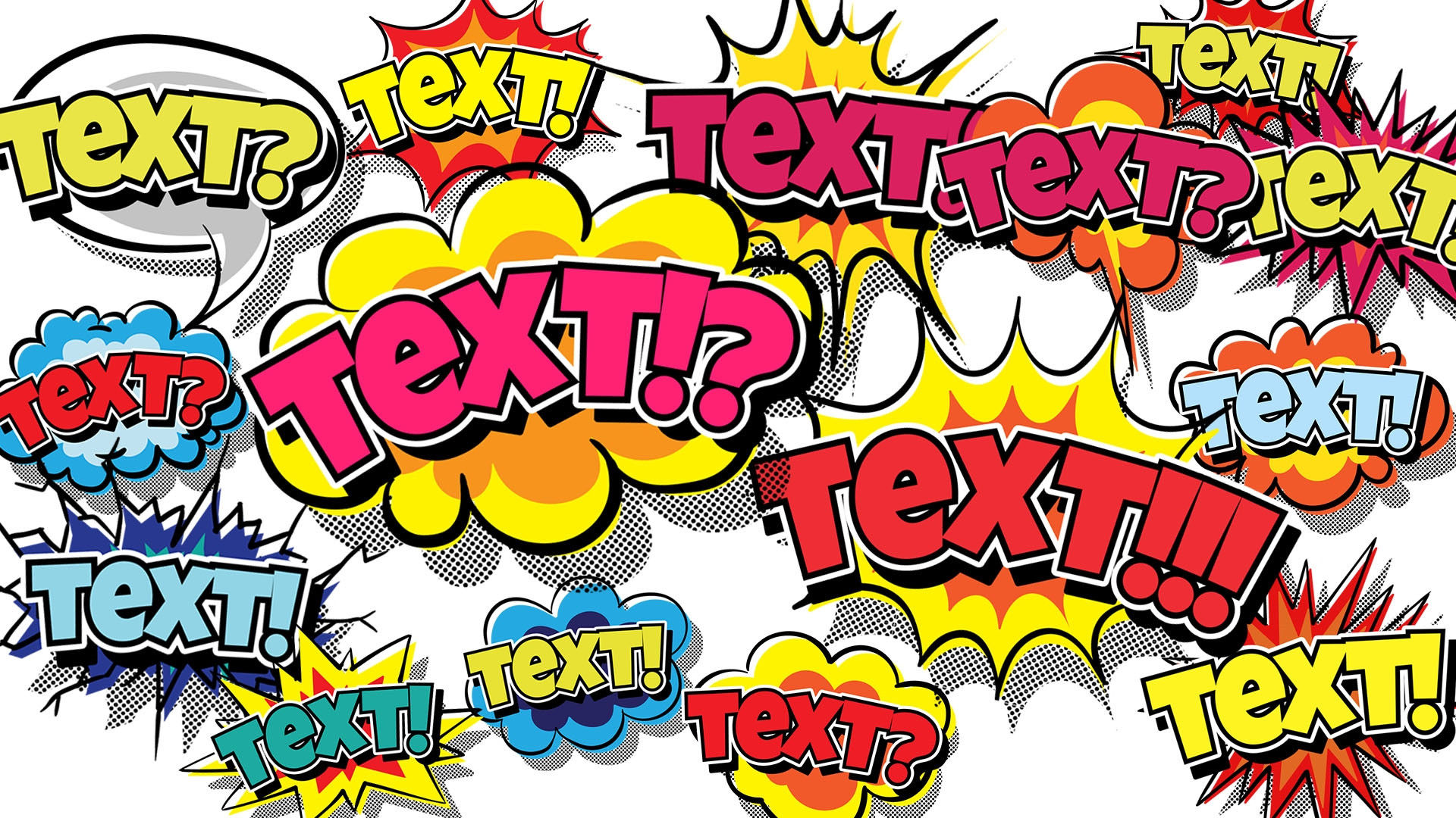 15种卡通风格的漫画标题素材库精选AE模板