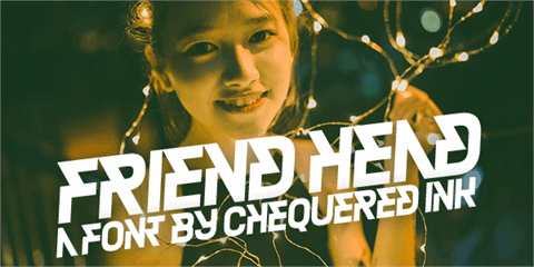 Friend Head font素材之家精选英文字体