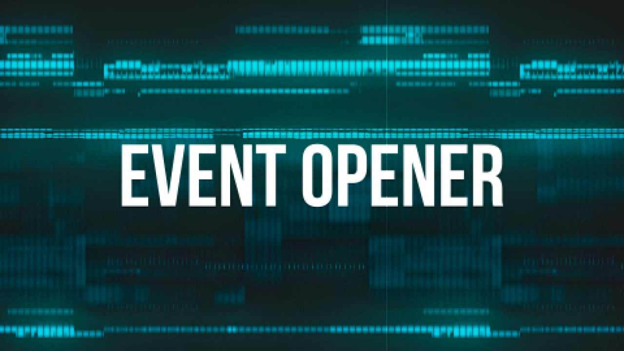 现代文本小故障启动器素材库精选AE模板