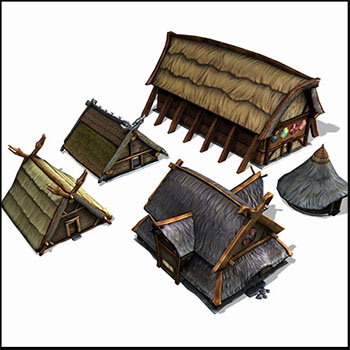 维京建筑素材之家精选3D模型包