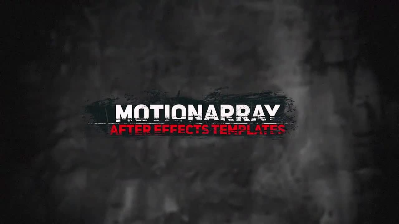 损坏毛躁的全屏文字标题动画素材库精选AE模板