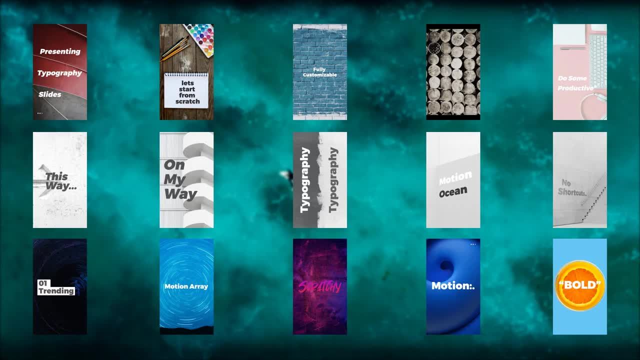 专业设计排版幻灯片素材库精选AE模板