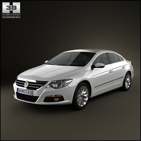 大众帕萨特Volkswagen Passat CC 2009 汽车素材之家精选3D模型