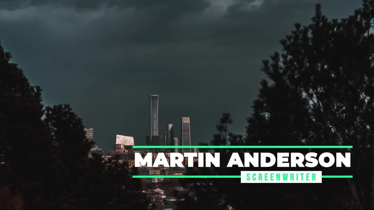 12个低三分之一标题动画素材库精选AE模板