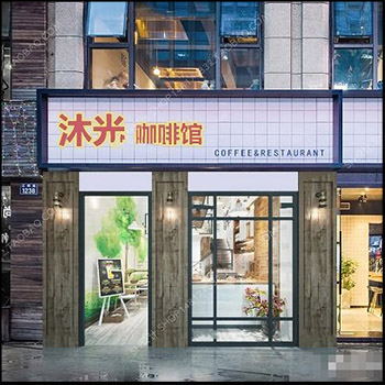 咖啡馆咖啡店室外室内场景素材之家精选3D模型