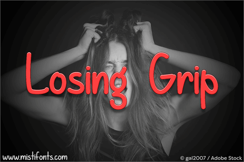 Losing Grip font素材之家精选英文字体