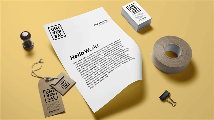 Zilap Universal font插图4